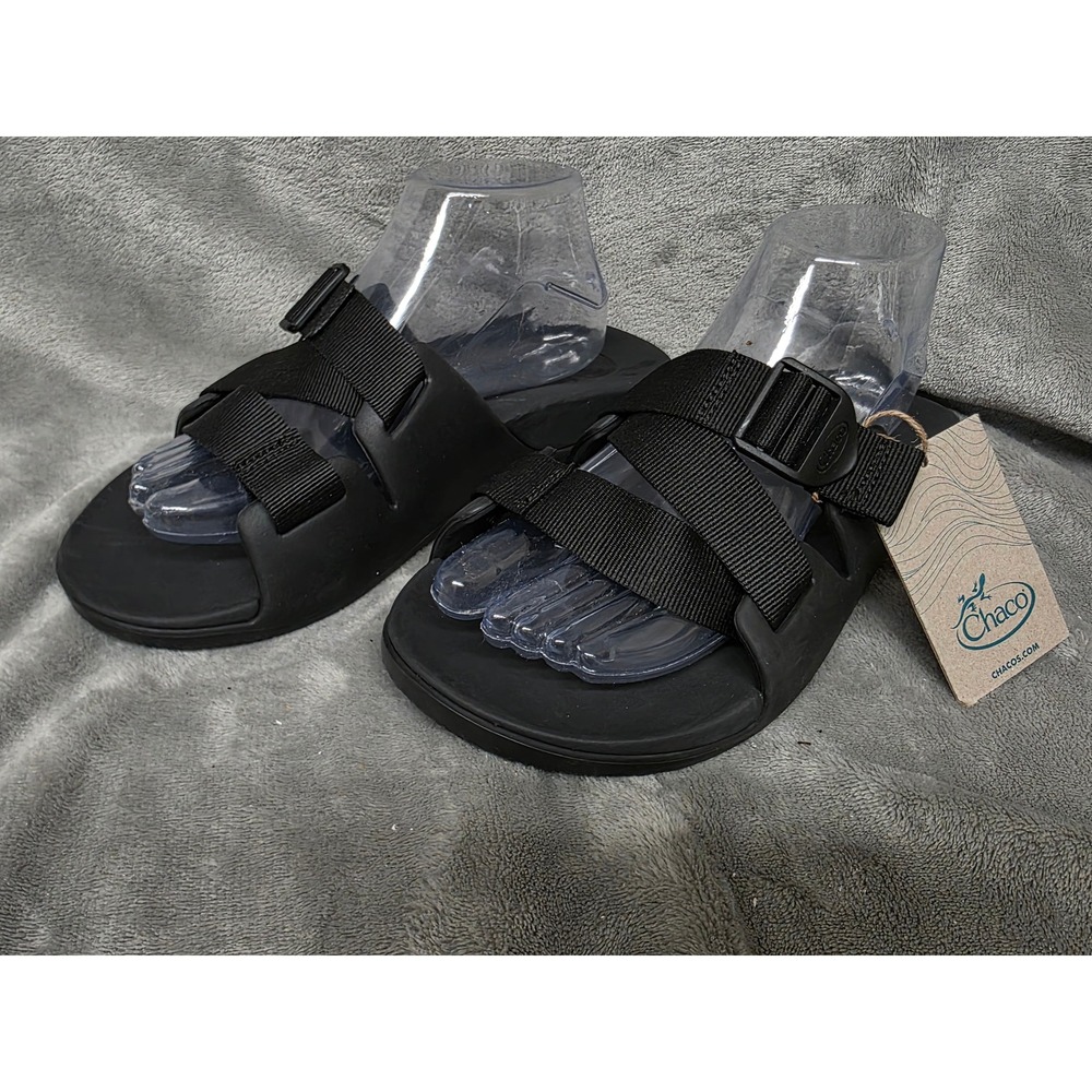 Chaco Chillos Slide Black EVA Sandals JCH107089 Mens 9 Womens 11